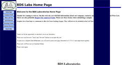 Desktop Screenshot of bdslabs.com