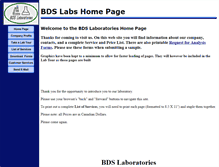 Tablet Screenshot of bdslabs.com